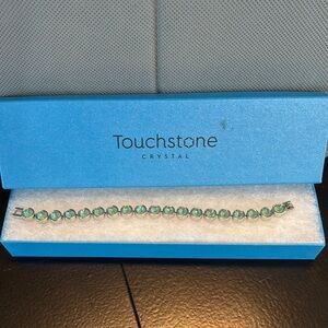 Touchstone Crystal Silky Sage Ice Bracelet